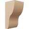 Ekena Millwork 7"W x 7"D x 14"H Wide Greensboro Rough Cedar Woodgrain TimberThane Corbel, Primed Tan CORUR07X07X14GRNRCPR - alternate 1